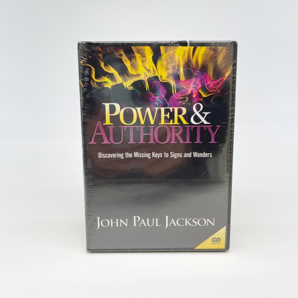 John Paul Jackson Power & Authority CD Set New Sealed Spiritual Religious Audio